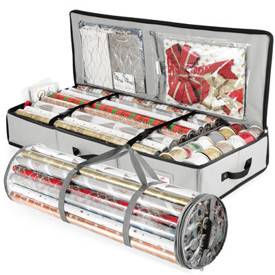 Deluxe Christmas Gift Wrapping Storage
