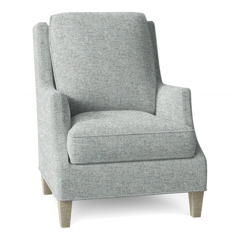 Fauteuil l 31,5 po Savannah, Amande chamois, 3160 platine 100% polyester