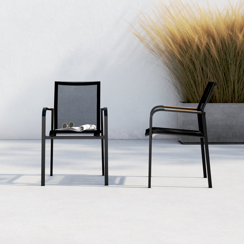 Arteta Outdoor Stacking Dining Armchair