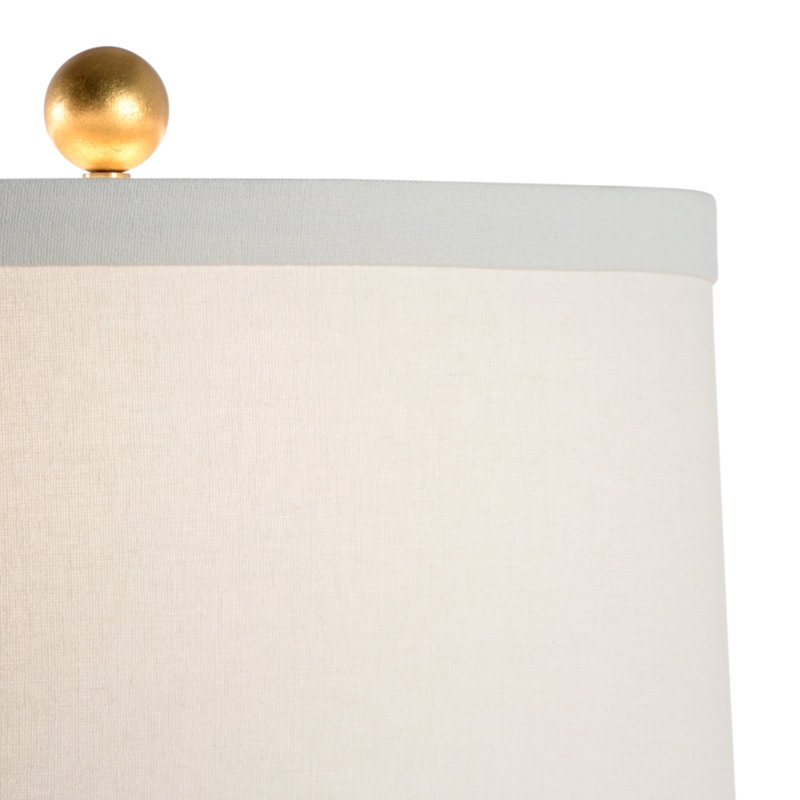 Gourd Table Lamp, Celadon