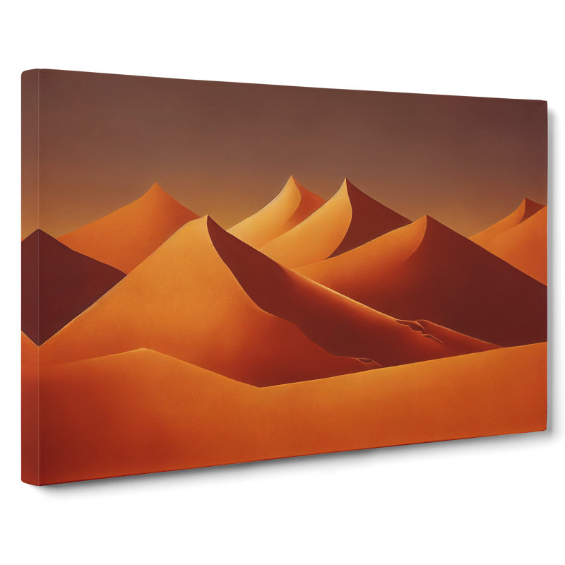 Desert Sand Dunes Vol.1 - Wrapped Canvas Print, 35cm H x 50cm W x 3cm D