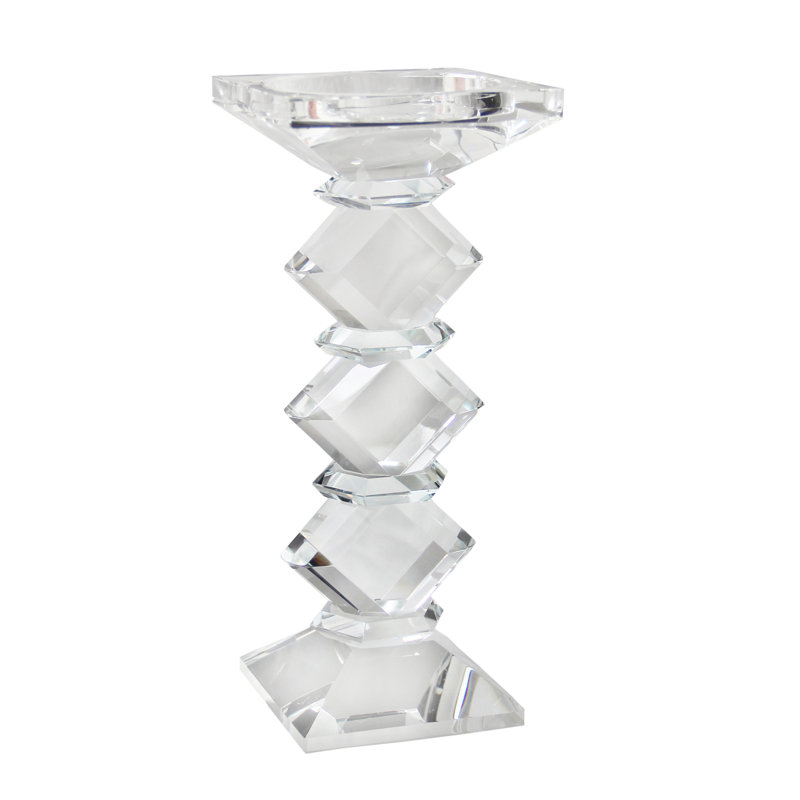 8.3'' H Crystal Tabletop Candlestick