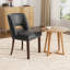 Chaise d'appoint rembourrée en bois massif-2120900616