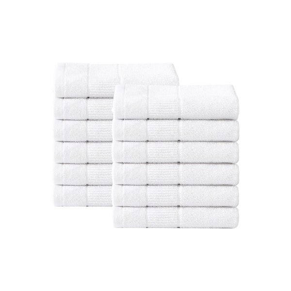 Tommy Bahama Northern Pacific 2-Piece White Cotton Bath Towel Set