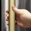 ZLINE Autograph 36 in. Stainless Counter-Depth Fridge w/ Water Dispenser & Gold Helix Handles-1457396021
