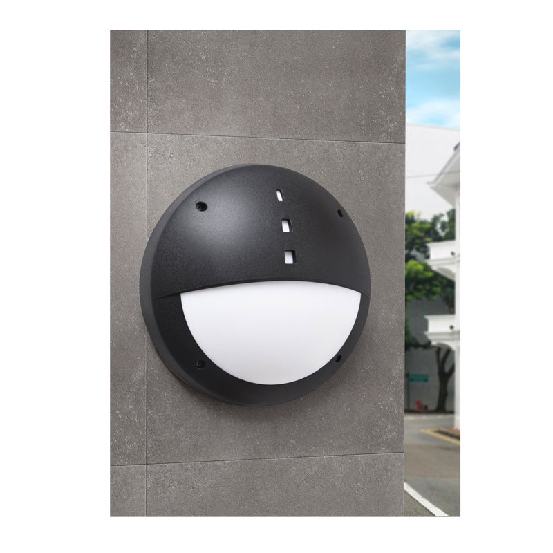 Yate Outdoor Flush Mount, Black