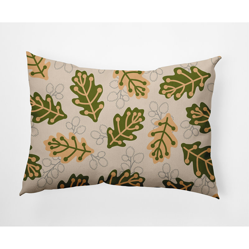 Coussin décoratif rétro Retro, Olive