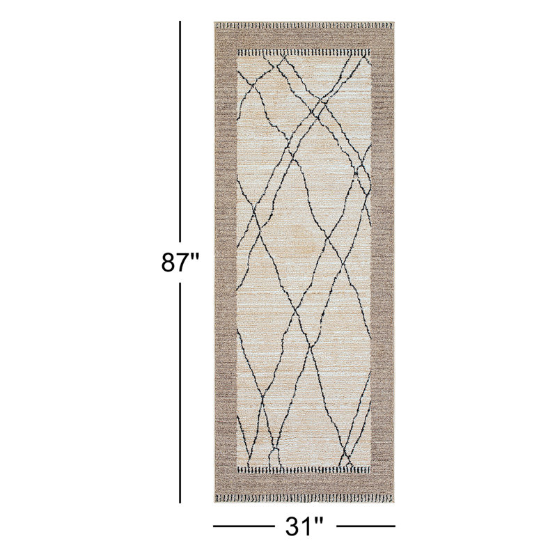 Monterey Moroccan Indoor Rug, Runner 2'7" x 7'3"