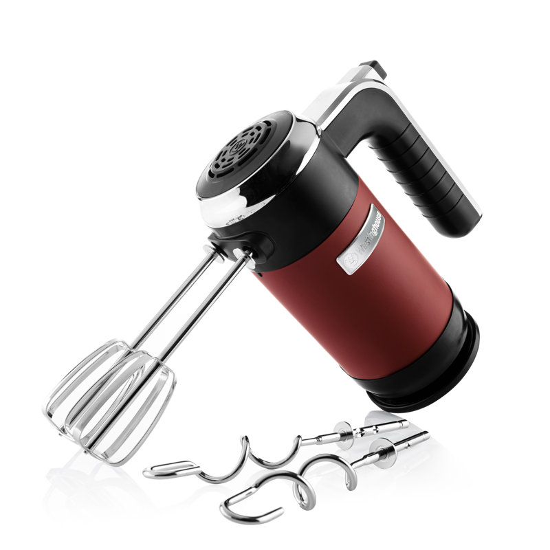 Westinghouse 6 Speed Hand Mixer, Red