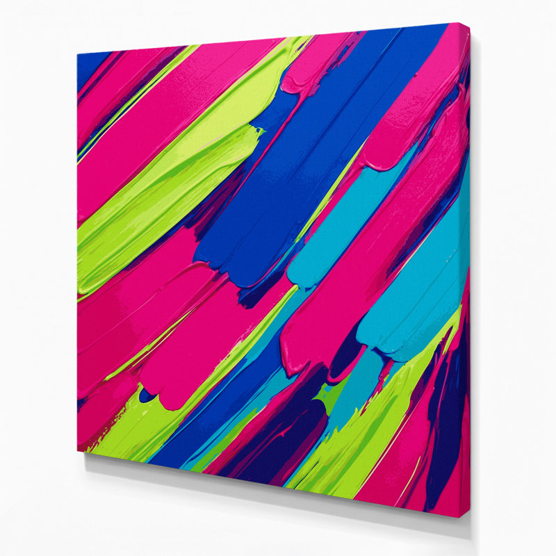 Art abstrait sur toile 43, H 12 po x l 12 po