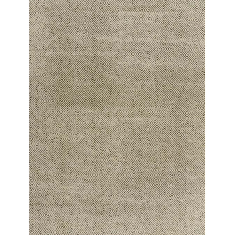 Tapis vert clair noué à la main de haute qualité