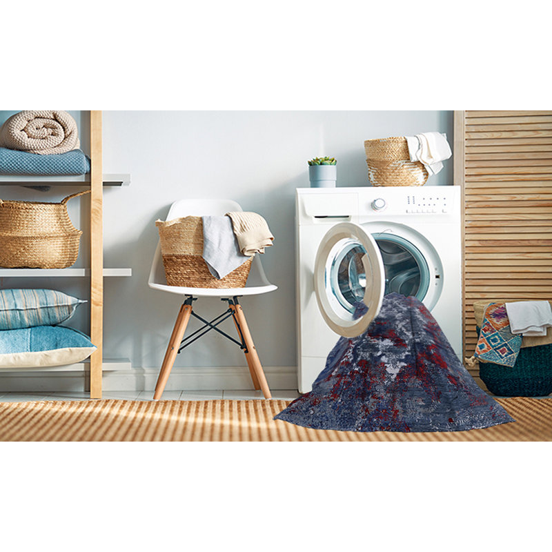 Tapis multicolore, Rond 8 pi