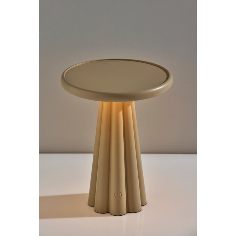 Lampe de table à DEL sans fil Mattie, Chêne