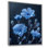Monochromes bleu, noir, pissenlit, photo I - pissenlit, impression murale
