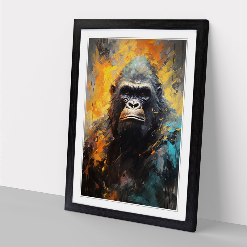 Gorilla Tachisme No.2 - Framed Print