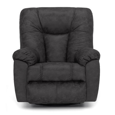 Jerrin Upholstered Swivel Recliner
