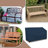 HeavyDuty Multipurpose Waterproof Outdoor Bench Cover, Patio Lounge 3-Seat Deep Bench Cover-436802279-436802290
