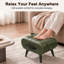 Tabouret en cuir de haute qualité, équipé de poignées portables et de pieds en métal; Repose-pieds carré moderne et minimaliste avec espace de rangement caché, disponible en plusieurs couleurs, convenant au salon-132900149