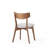 Hana Mid-Century Modern Rubberwood Dining Chair With Upholstered Seat-865707736-850843787