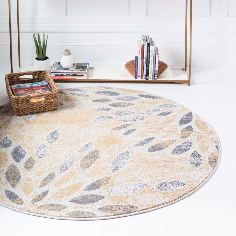 Aamia Abstract Area Rug, Rectangle 7'1" x 10', Gray