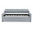 Twin Size Upholstery Daybed With Twin Size Erectable Trundle And USB Charging Design, Linen Grey-1549346804