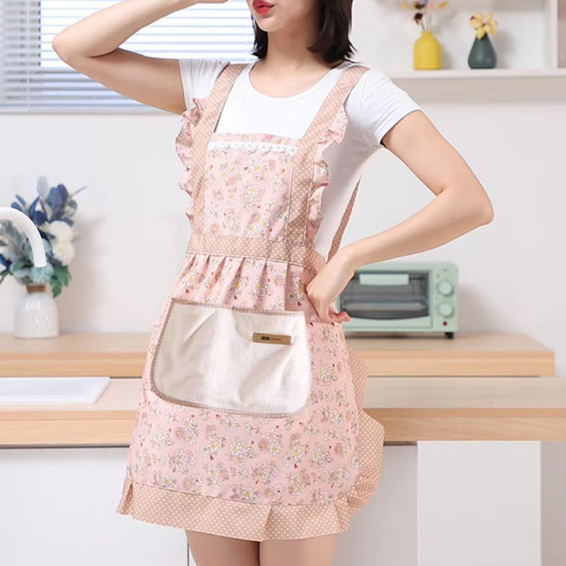 Tabliers de cuisine avec poches, Rose