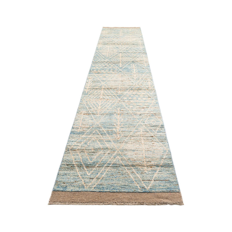 Aabha Runner Light Blue Rug
