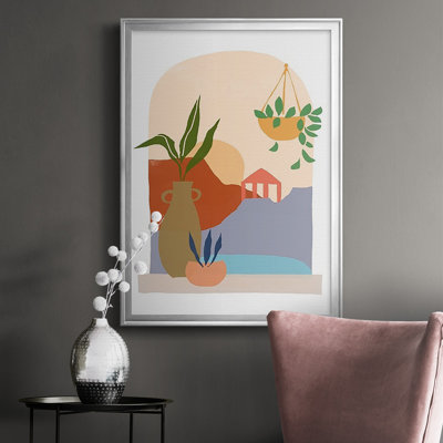 «Paper Scene II», reproduction encadrée de qualité supérieure - prête à être accrochée