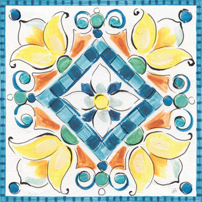 Mediterranean-Breeze by Daphne Brissonnet - Wrapped Canvas Painting