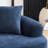 Boneless Curved Loveseat with 3 Pillows-324150827