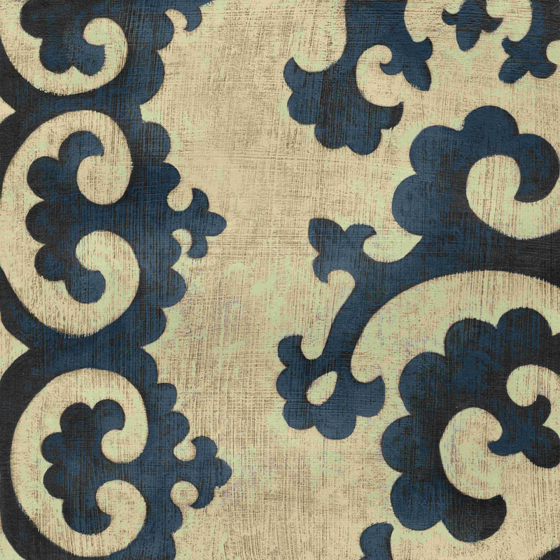 Indigo Suzani II, H 12 po x l 12 po