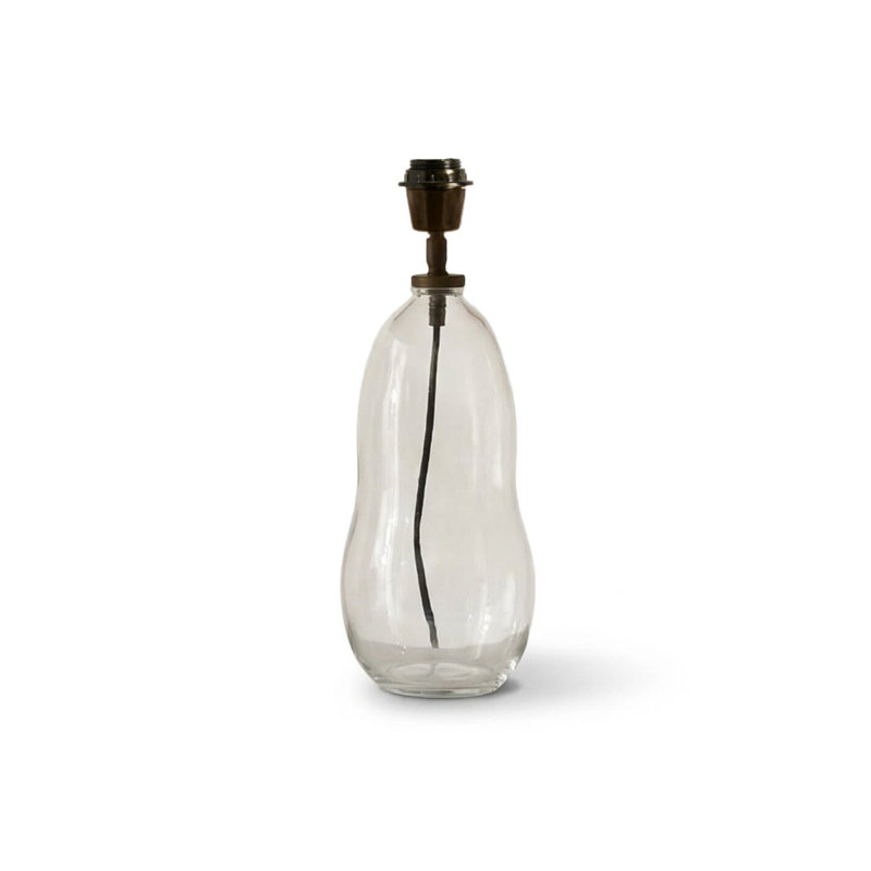 Glass Lamp Base Lamp, Clear