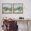 «Abstract Brushed Landscape» par June Erica Vess - Ensemble de 2 reproductions sur toile flottantes-214693004-214693001