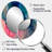 Blue and Pink Watercolor Mix - Blue Oval Wall Mirror Decor-636935079
