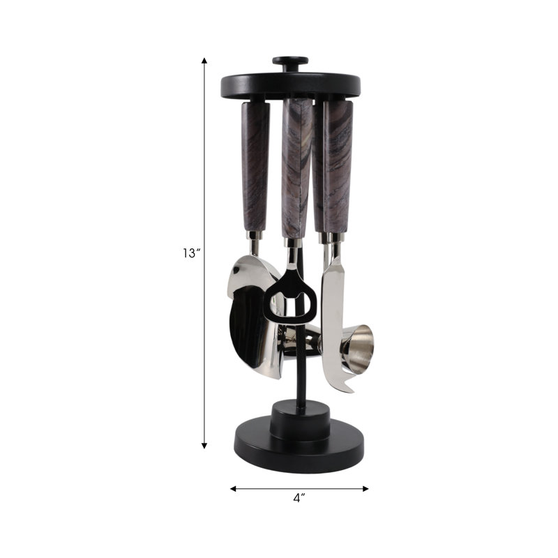 13" Guymon Bar Tool Set, Black