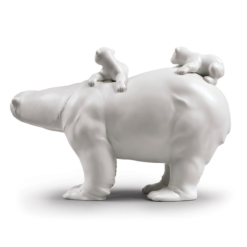 Mummy Bear and Babies Figurine