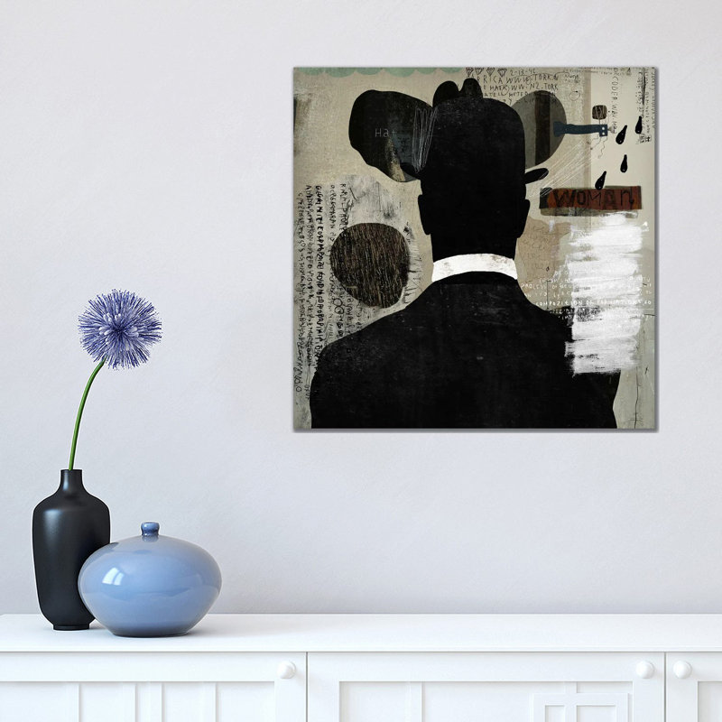 Mystery Man - Wrapped Canvas Print, 45.72 cm H x 45.72 cm W x 1.91 cm D
