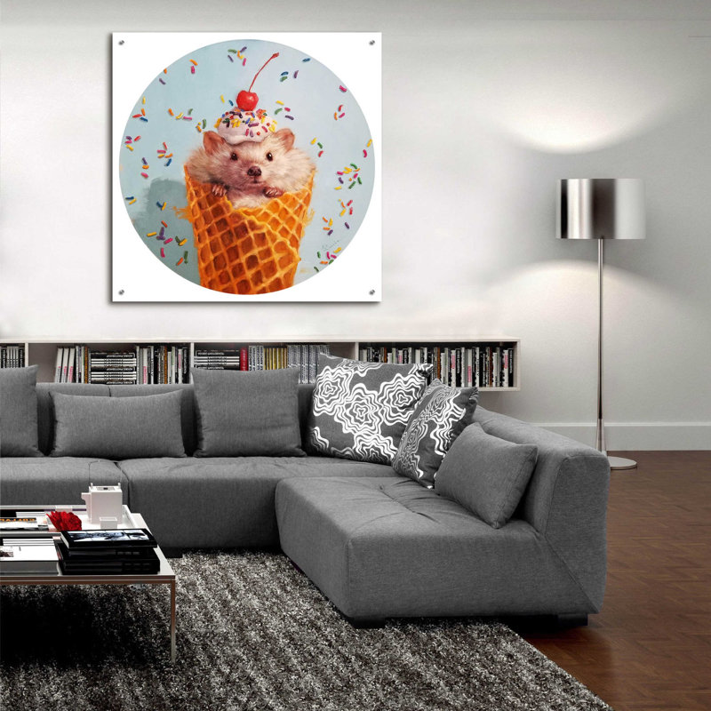 «Sprinkled» par Lucia Heffernan, H 36 po x l 36 po x P 0,2 po