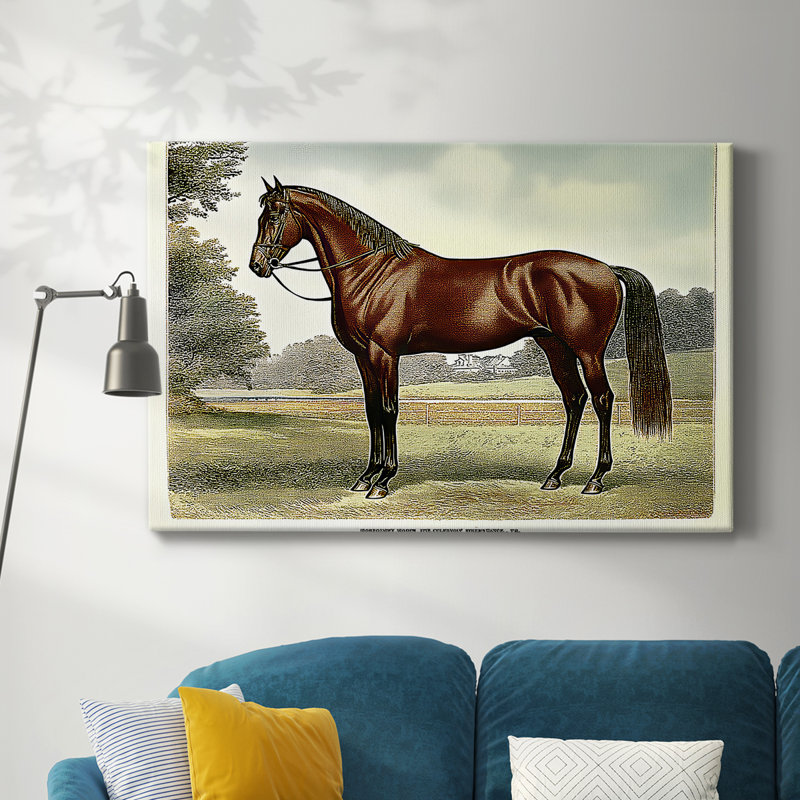 Animaux, paysage, série CCVI, H 12 po x l 18 po