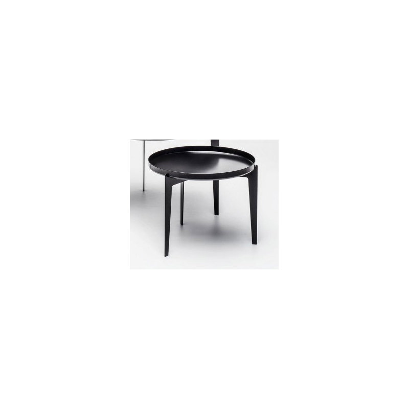 Tray Top End Table, Black