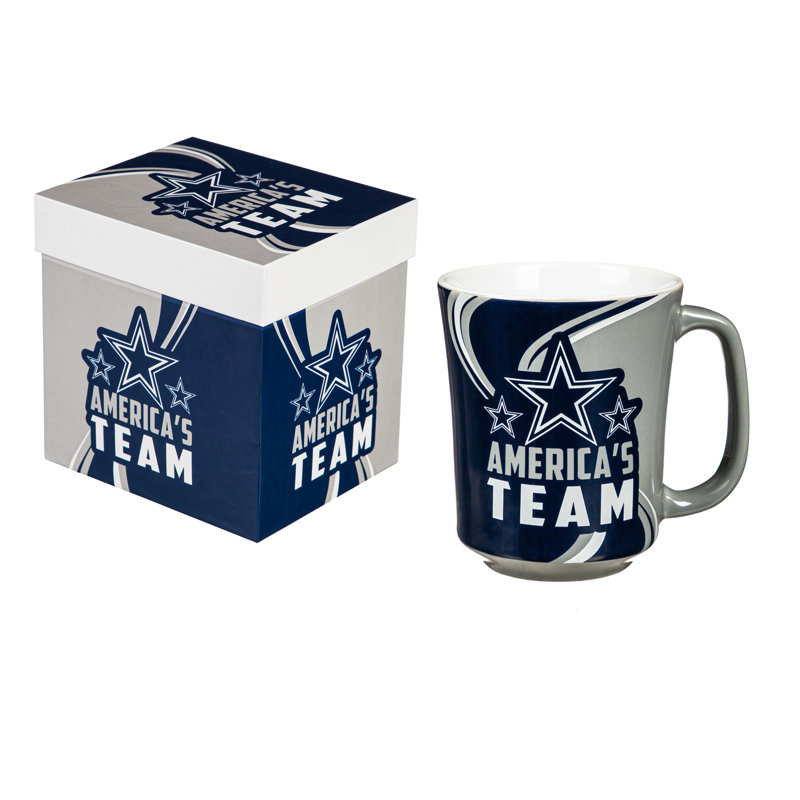 Cowboys de Dallas, céramique de 14 oz avec boîte assortie