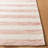 Emek Hand Woven Flat Weave Wool/Cotton Striped Rug in Rust/Ivory-1064051778