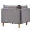 Chaise longue à accoudoirs carrés Poyner-768407875