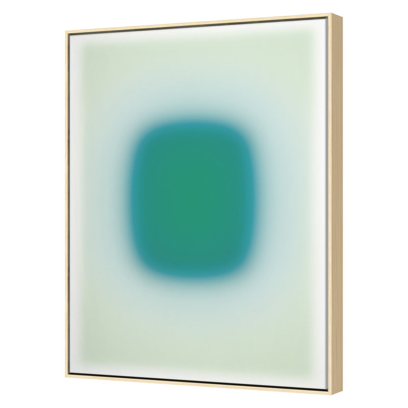 Blur Continuum 9 Print by Renee Stramel, Maple Framed, 60" H x 45" W x 1.88" D
