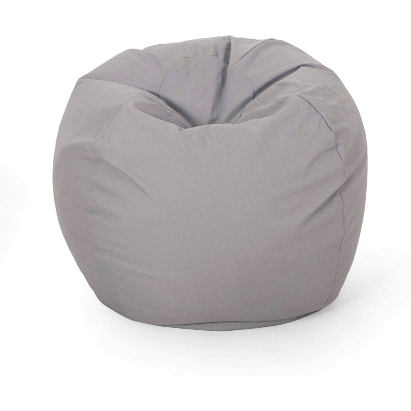Bean Bag Chair For Home(25 In. X 34 In. X 34 In.), Gray Fabric