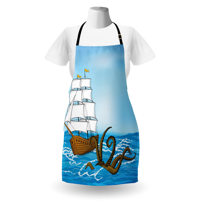 No Pattern Bib Apron