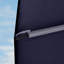 Parasol rectangulaire 12 pi x 9 pi avec base en terre Seroka, bleu marine Seroka-2137721594