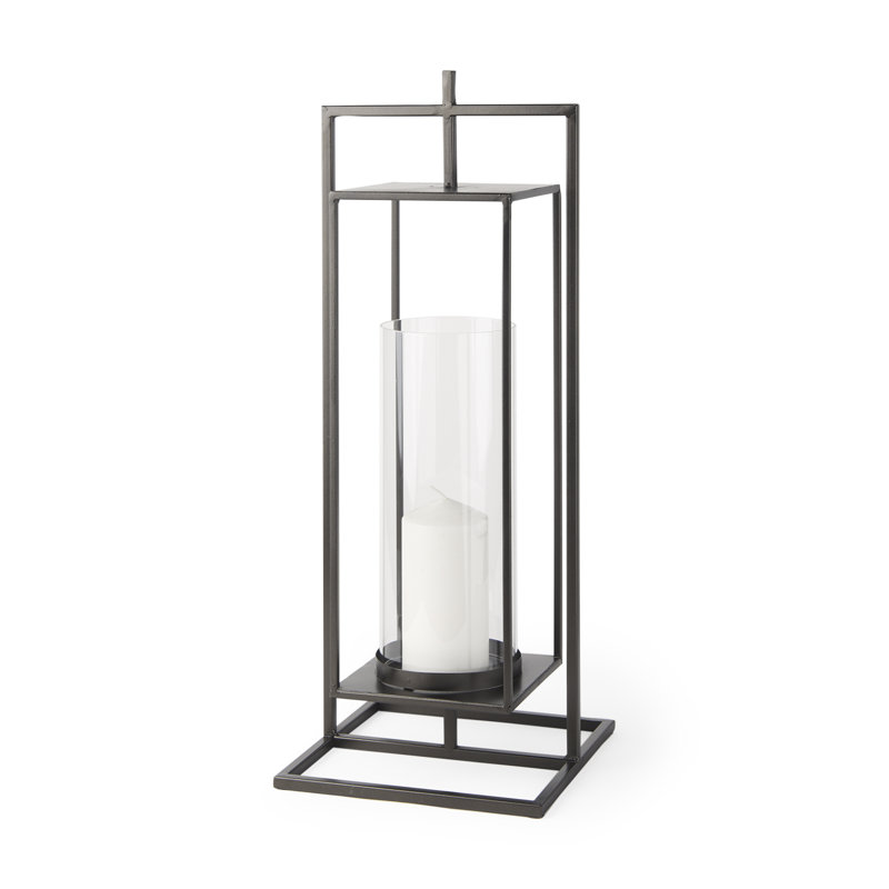 Tabletop Lantern, 24" H x 9.25" W x 9.25" D