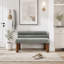 Boucle Upholstered Bench-1627345385