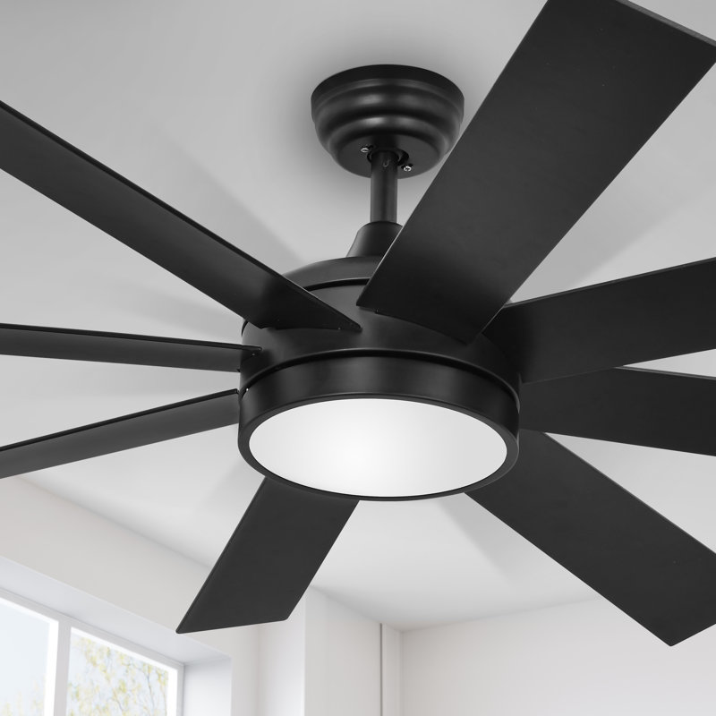 Ventilateur de plafond 60 po avec lumières DEL Barbre